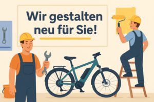 Bauarbeiten bei RadService